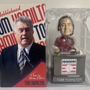 Tom Hamilton HOF Bobblehead Cleveland Guardians NEW